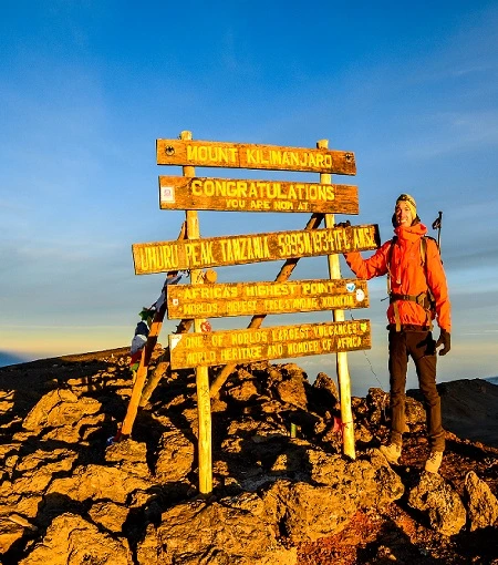5 days Marangu route on Kilimanjaro climbing